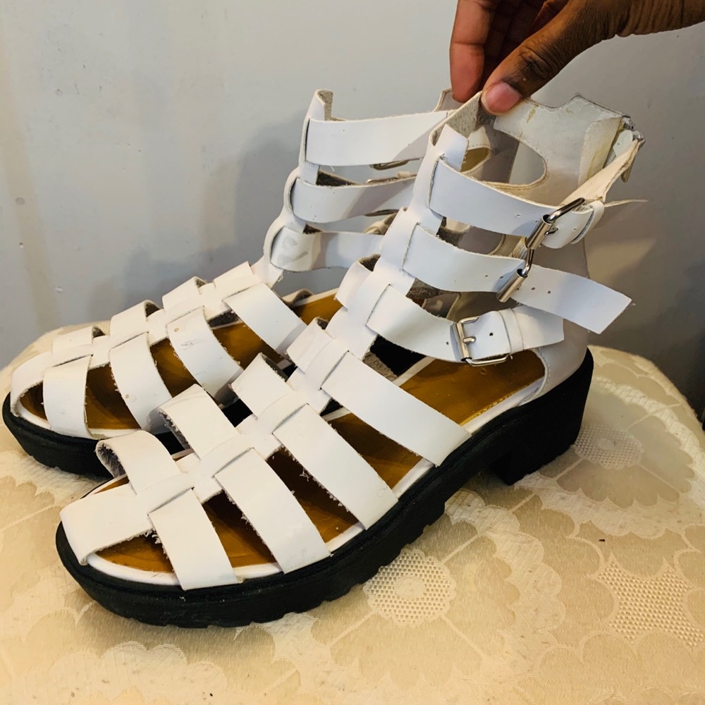 Closed toe sandals